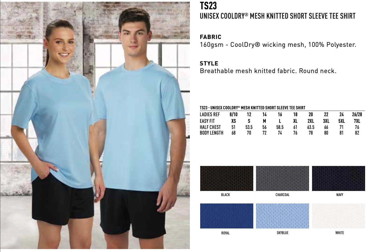 OSC TShirt Size Guide